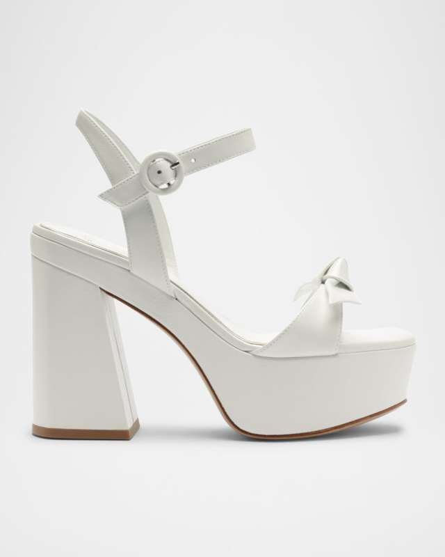 Clarita Flare Platform Bridal Sandals